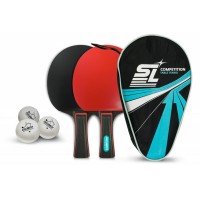 ჩოგნები და ბურთები COMPETITION II 2 ჩ-ნი, 3 ბურთი კომპლ.