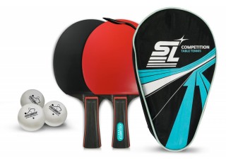 ჩოგნები და ბურთები COMPETITION II 2 ჩ-ნი, 3 ბურთი კომპლ.