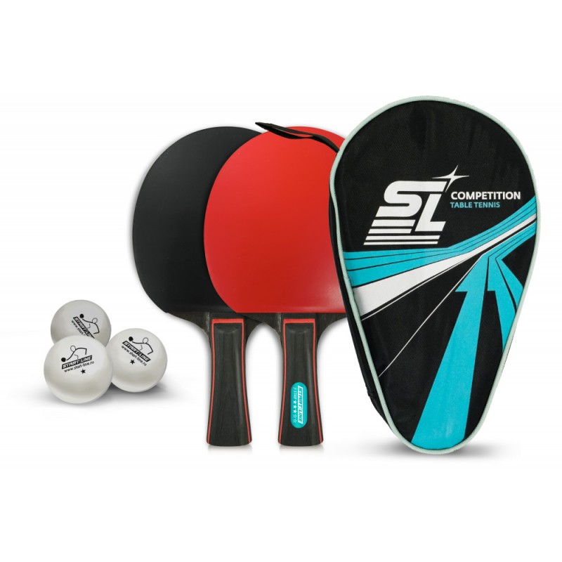 ჩოგნები და ბურთები COMPETITION II 2 ჩ-ნი, 3 ბურთი კომპლ.