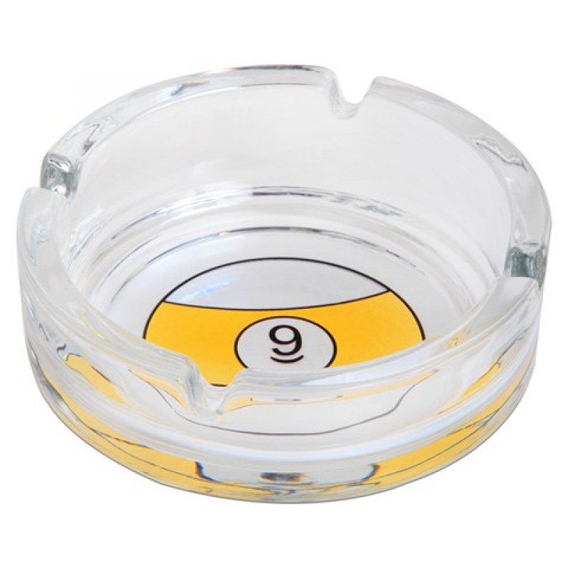 საფერფლე ბილიარდის ბურთი, შუშა