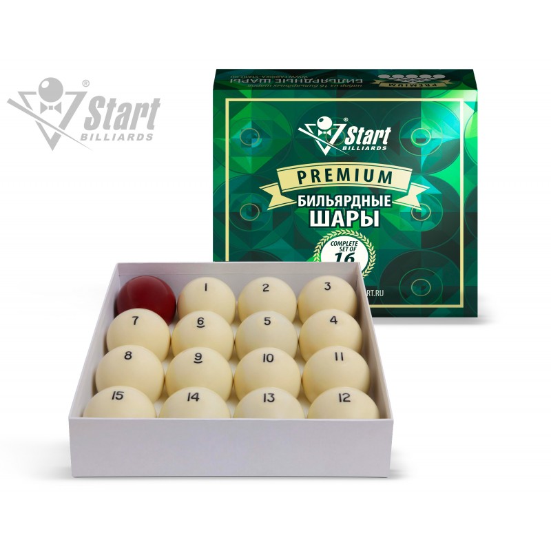 ბურთები Start Billiards Premium 68 მმ