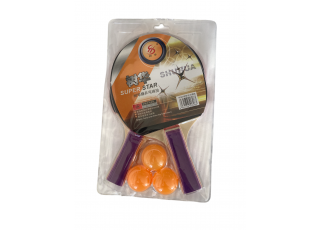 ჩოგნები და ბურთები Match Point, 2 ჩ-ნი, 3 ბურთი კომპლ.