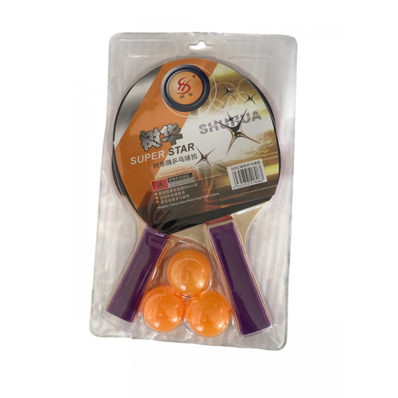 ჩოგნები და ბურთები Match Point, 2 ჩ-ნი, 3 ბურთი კომპლ.