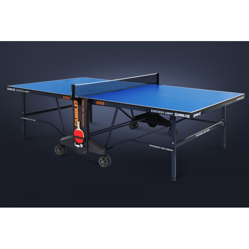 მაგიდის ჩოგბურთის მაგიდა GAMBLER EDITION LIGHT BLUE PRO (პინგპონგის მაგიდა)