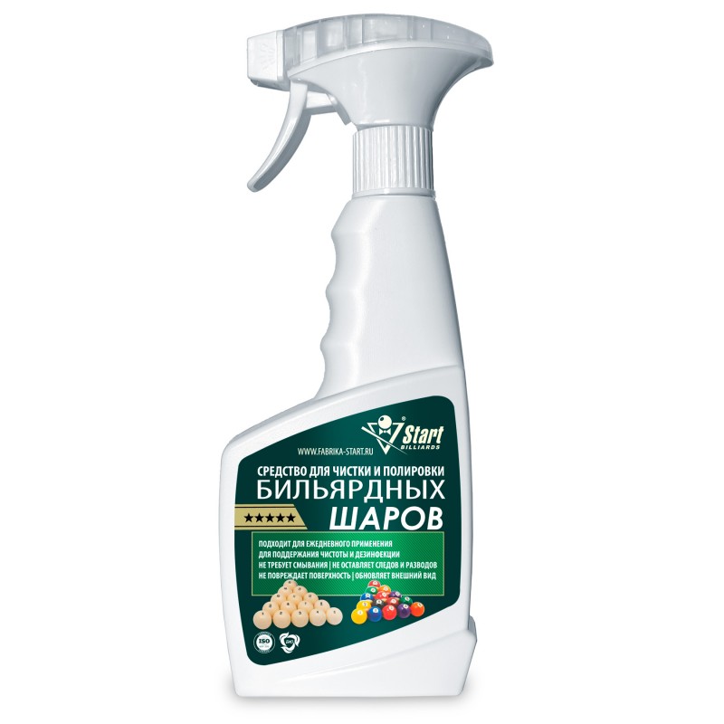 ბილიარდის ბურთის საწმენდი და გასაპრიალებელი საშუალება 