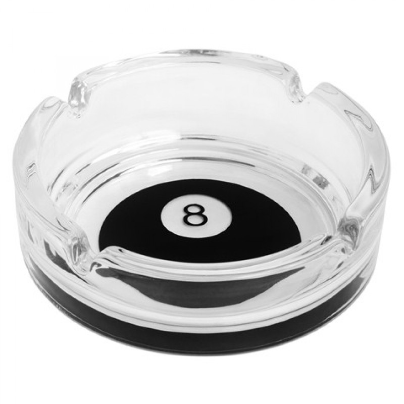 საფერფლე ბილიარდის ბურთი, შუშა